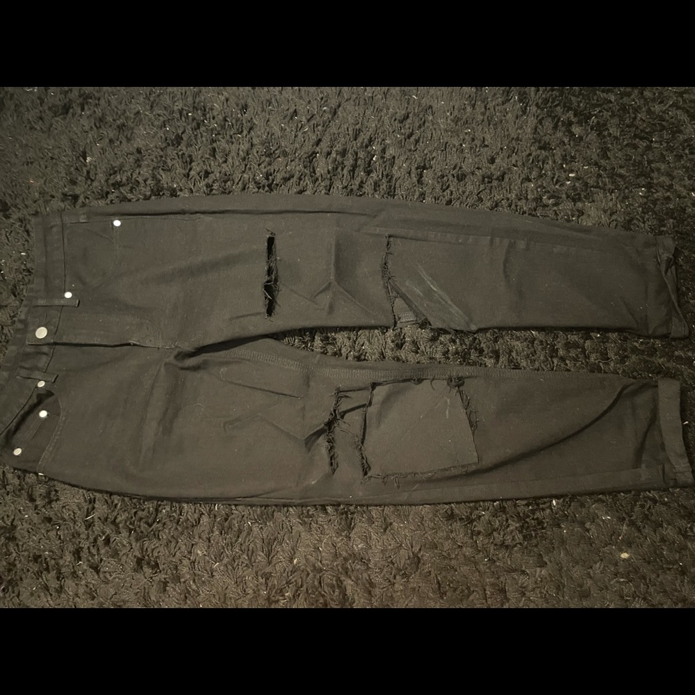 SHEIN Ripped Pants